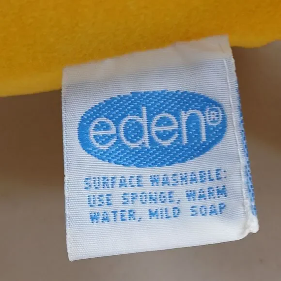 Eden Teletubbies 1998 Vintage Stuffed Plush Animal Toy Laa Laa Yellow 12" FAIR - Picture 4 of 7